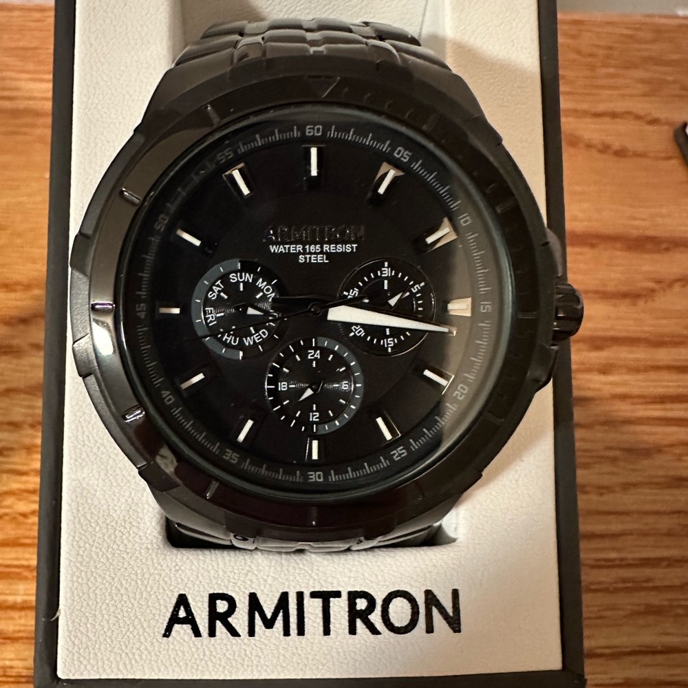 Armitron black men’s watch